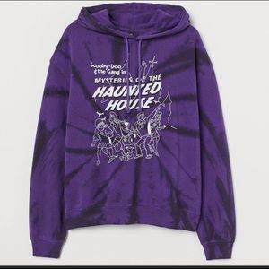 H&M Scooby Doo Mystery Haunted House Hoodie NWT XL